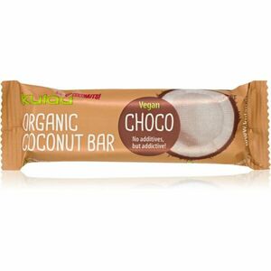 Kulau Organic Coconut Bar Choco kokosová tyčinka v BIO kvalite 40 g vyobraziť