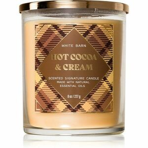 Bath & Body Works Hot Cocoa & Cream vonná sviečka 227 g vyobraziť