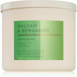 Bath & Body Works Balsam & Bergamot vonná sviečka 411 g vyobraziť