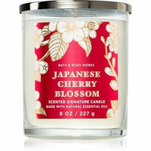 Bath & Body Works Japanese Cherry Blossom vonná sviečka 227 g vyobraziť