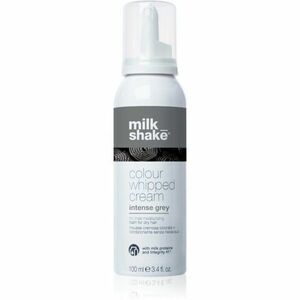 Milk Shake Colour Whipped Cream tónovacia pena pre všetky typy vlasov Intense gray 100 ml vyobraziť