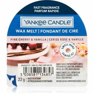 Yankee Candle Pink Cherry & Vanilla vosk do aromalampy 22 g vyobraziť