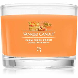 Yankee Candle Farm Fresh Peach votívna sviečka 37 g vyobraziť