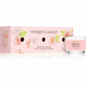 Yankee Candle Fresh Cut Roses darčeková sada 3x37 g vyobraziť