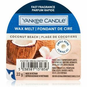 Yankee Candle Coconut Beach vosk do aromalampy 22 g vyobraziť