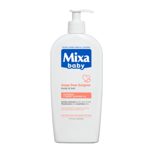 Mixa Baby Soap-free Surgras Gel for body & hair vyobraziť