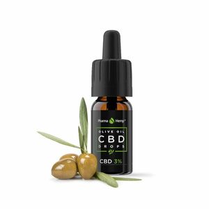 CBD Drops Olive Oil 3% vyobraziť