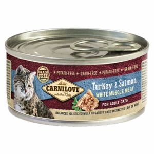 CARNILOVE Cat turkey & salmon konzerva pre mačky 100 g vyobraziť