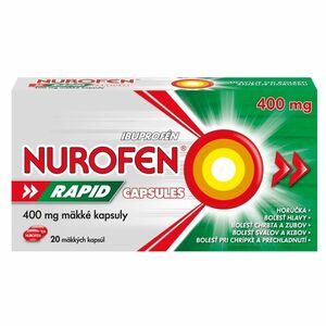NUROFEN Rapid 400 mg 20 mäkkých kapsúl vyobraziť