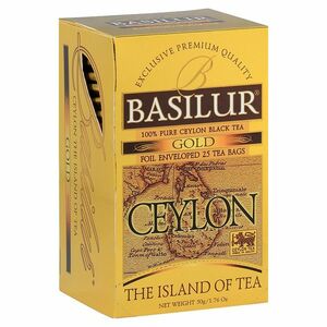 BASILUR Island of Tea Gold čierny čaj 25 sáčkov vyobraziť