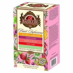BASILUR Fruit infusions assorted IV ovocné čaje 20 gastro sáčkov vyobraziť