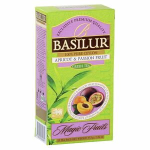 BASILUR Magic Apricot & Passion Fruit zelený čaj 25 vrecúšok vyobraziť