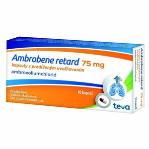 AMBROBENE Retard 75 mg s predĺženým uvoľňovaním 10 kapsúl vyobraziť