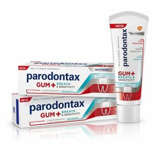 PARODONTAX Zubná pasta Gum + Breath & Sensitivity Whitening 2 x 75 ml vyobraziť