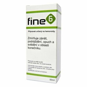 Fine6 olej na hemoroidy, 50 ml vyobraziť