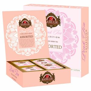 BASILUR Gift Pink Tea Assorted prebal variácie zelených čajov 40 gastro sáčkov vyobraziť