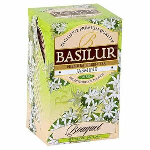 BASILUR Bouquet Jasmine zelený čaj 25 sáčkov vyobraziť