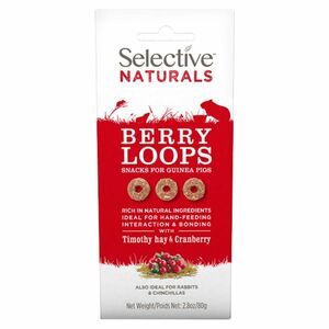 SUPREME Selective Naturals snack berry loops s bojínkom a brusnicami 80 g vyobraziť