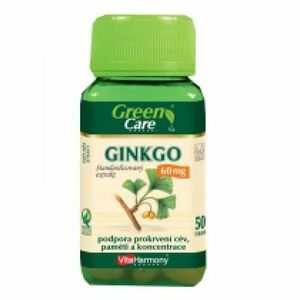 VITAHARMONY Ginkgo 60 mg 50 kapsúl vyobraziť