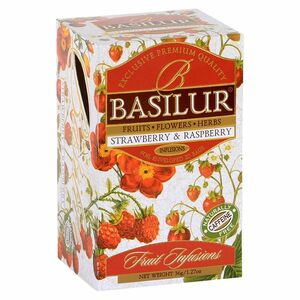 BASILUR Fruit Strawberry & Raspberry 25 sáčkov vyobraziť