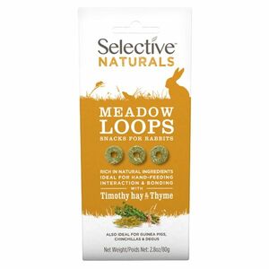 SUPREME Selective naturals snack meadow loops s bojinkom a tymiánom 80 g vyobraziť