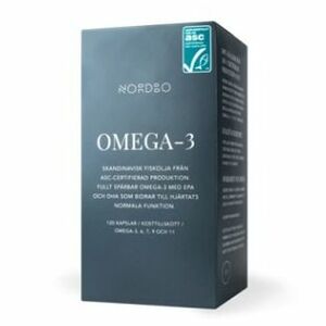 NORDBO Scandinavian omega-3 pstruhový olej 120 kapsúl vyobraziť