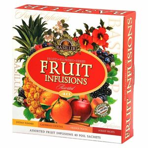 BASILUR Fruit Infusions Assorted darčeková kolekcia čajov 40 sáčkov vyobraziť