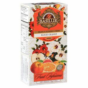 BASILUR Fruit Blood Orange ovocný čaj 25 vrecúšok vyobraziť