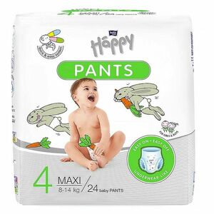 BELLA HAPPY Baby pants maxi naťahovacie plienkové nohavičky 24 kusov vyobraziť
