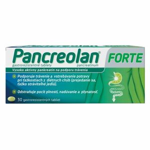 PANCREOLAN FORTE 220 mg 30 tabliet vyobraziť