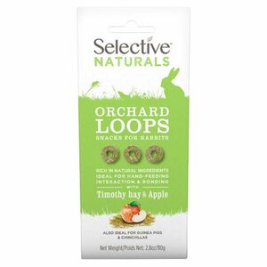 SUPREME Selective naturals snack orchard loops s bojínkom a jablkom 80 g vyobraziť
