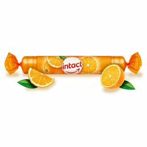 Intact hroznový cukor s vit.C pomaranč 40g (rolička vyobraziť