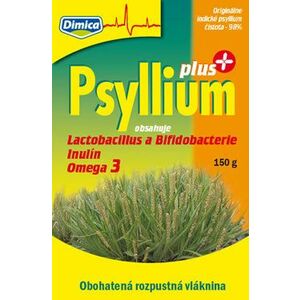 Dimica Psyllium PLUS obohatená rozpustná vláknina, s laktobacilmi a bifidobaktériami 300 g vyobraziť