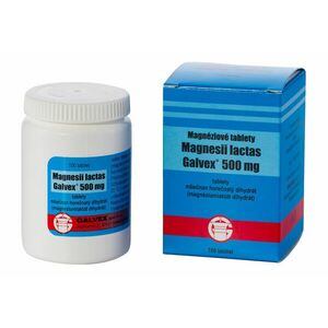 Galvex Magnesii lactas 500 mg 100 tabliet vyobraziť