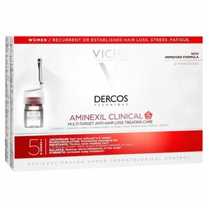 Vichy Dercos Aminexil klinická 5 multiúčelová kúra proti vypadávaniu vlasov pre ženy 21 x 6 ml vyobraziť