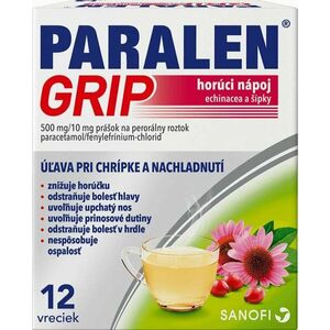 Paralen Grip Horúci nápoj echinacea a šípky 12 vrecúšok vyobraziť