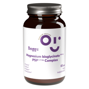 Beggs Magnesium bisglycinate 380mg + P5P Complex 1, 4mg 60 kapsúl vyobraziť