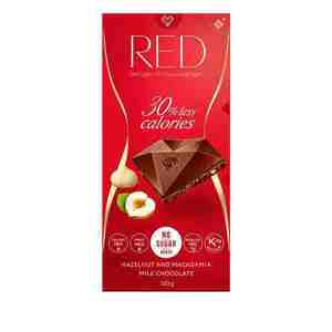 RED Mliečna čokoláda lieskovce a makadám vyobraziť