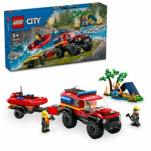 LEGO® City 60412 Hasičské vozidlo 4x4 a záchranný čln vyobraziť