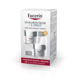 Eucerin HYALURON-FILLER + 3x EFFECT Denný krém SPF 30 + Nočný krém 50 ml vyobraziť
