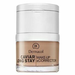 Dermacol Caviar Long Stay Make-Up & Corrector make-up s výťažkami z kaviáru a zdokonaľujúci korektor 4 Tan 30 ml vyobraziť