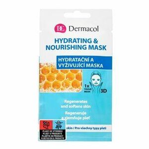 Dermacol Hydrating & Nourishing Mask plátienková maska s hydratačným účinkom 15 ml vyobraziť