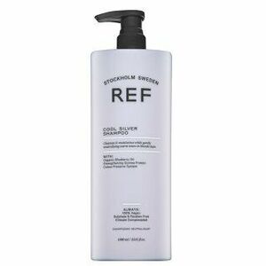 REF Cool Silver Shampoo neutralizujúci šampón pre platinovo blond a šedivé vlasy 1000 ml vyobraziť