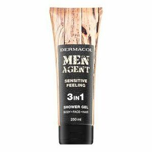 Dermacol Men Agent Sensitive Feeling 3in1 Shower Gel sprchový gél pre mužov 250 ml vyobraziť