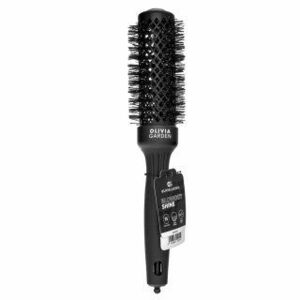 Olivia Garden Expert Blowout Shine Round Brush Black 35 mm kefa na vlasy vyobraziť