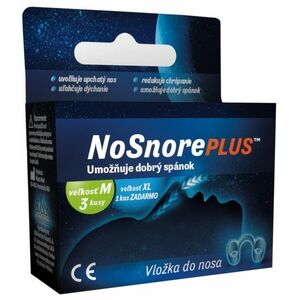 NoSnorePlus silikónová vložka do nosa: veľkosť M 3ks + veľkosť XL 1ks ZADARMO vyobraziť
