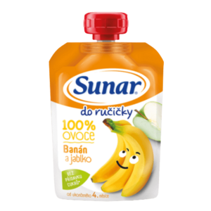 Sunar Do ručičky ovocná kapsička banán 4m+ 1 x 100 g vyobraziť