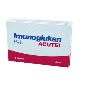 Pleuran Imunoglukan P4H ACUTE 300 mg 5 kapsúl vyobraziť