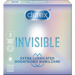 Durex Invisible Extra Lubricated Kondómy 3 ks vyobraziť