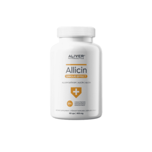 Aliver Nutraceutics Allicín extrakt z cesnaku 60 kapsúl vyobraziť
